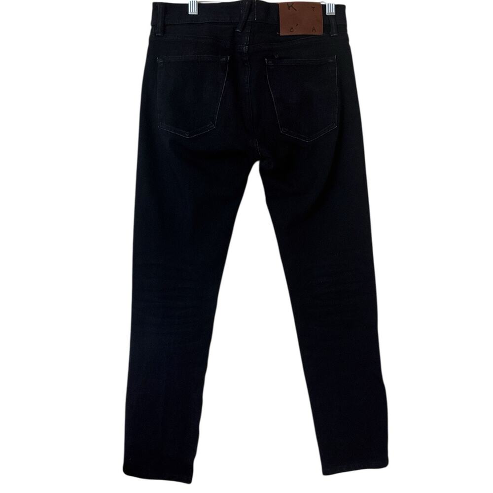 Kato By Hiroshi Kato The Pen Slim 4 Way Jeans 30x28 Black Raw Selvedge Denim - Picture 2 of 9